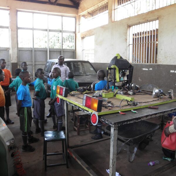 in a vocational school