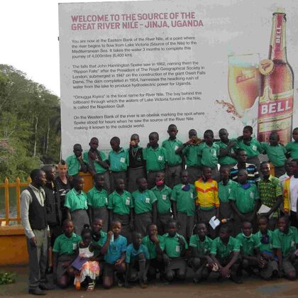 at the source of the nile