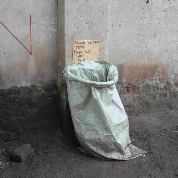 trying to establish wastebins...