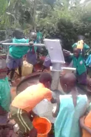pupils pumping water